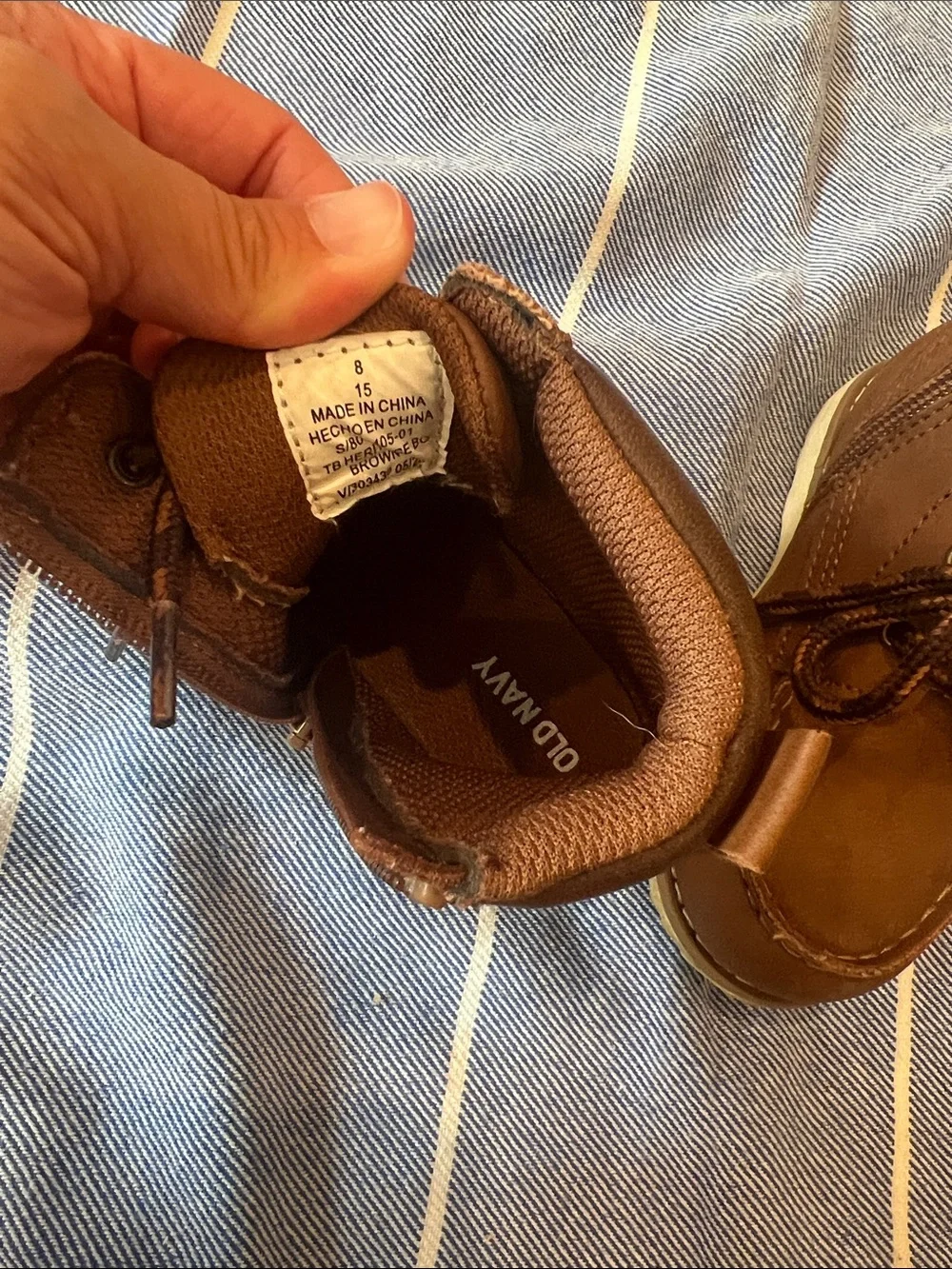 Brown Toddler Lace-Up Ankle Boots - Classic Casual